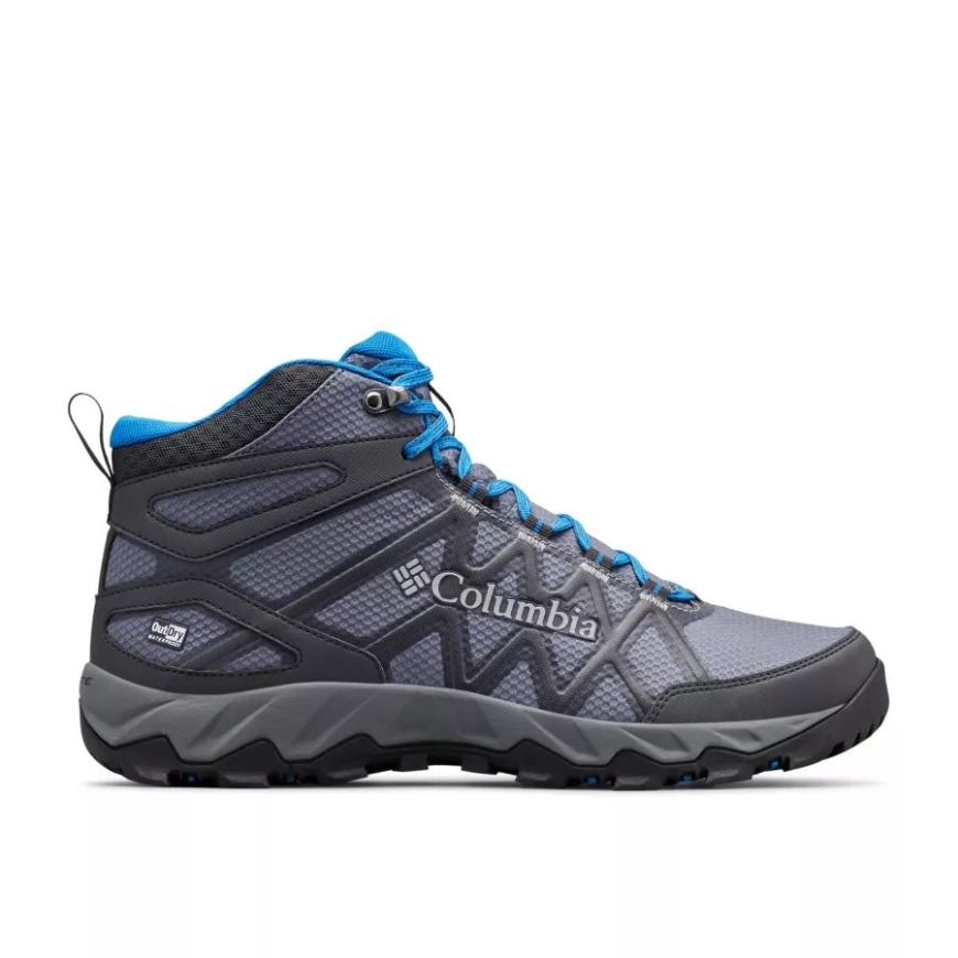 グラファイト/ブルージェイ コロンビア メンズ ピークフリーク X2 ミッド アウトドライ ブーツ