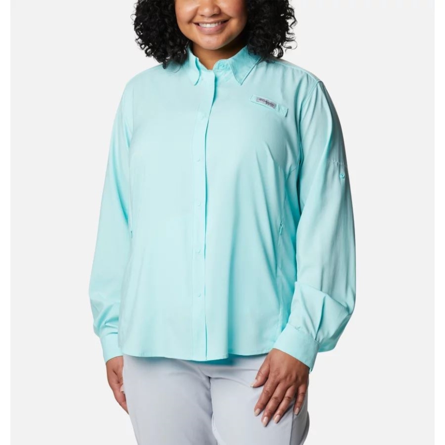 ガルフ ストリーム レディース Pfg タミアミ Ii 長袖シャツ プラスサイズ コロンビア