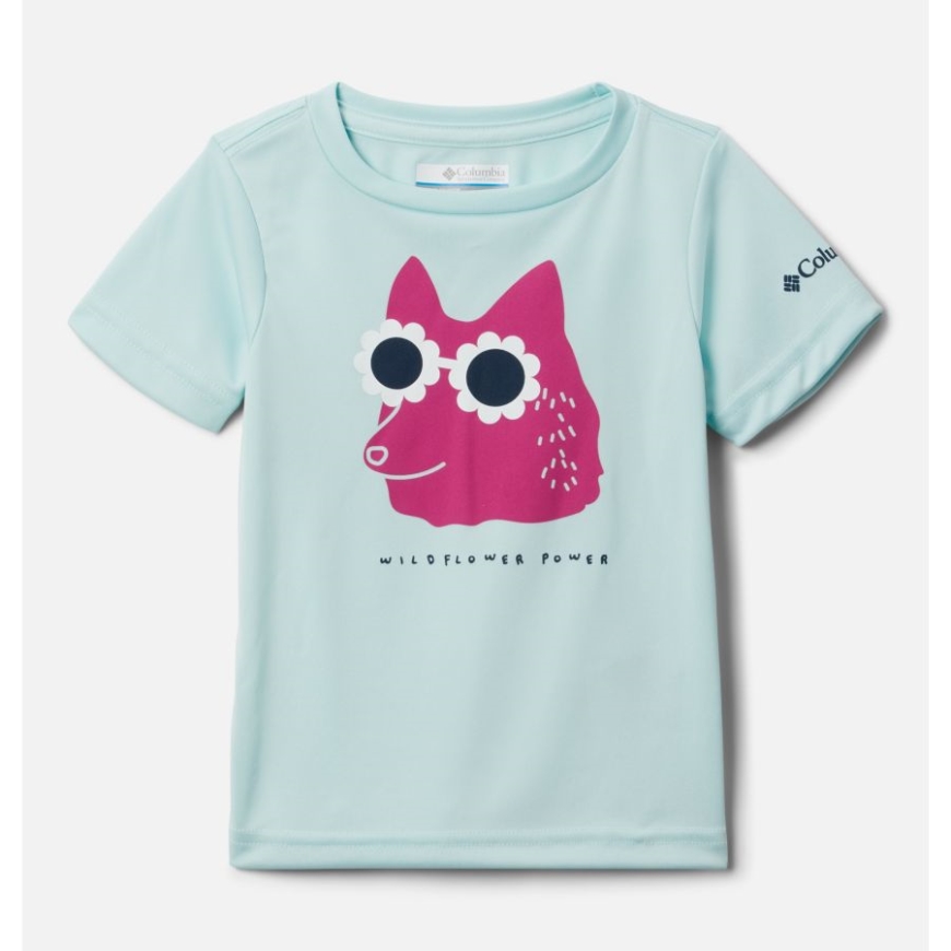 アイシー・モーン ワイルドフラワー パワー 女の子 幼児 ミラー クリーク 半袖 グラフィック Tシャツ コロンビア
