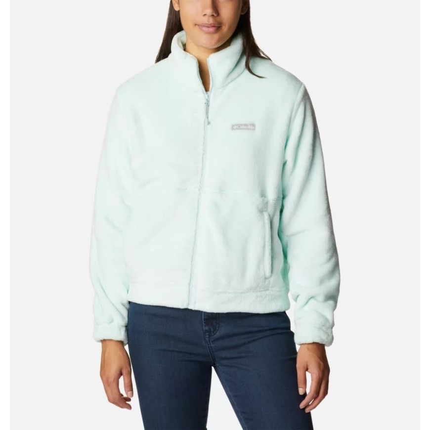 アイシー・モーン レディース ファイヤーサイド クロップド シェルパ フリース ジャケット コロンビア