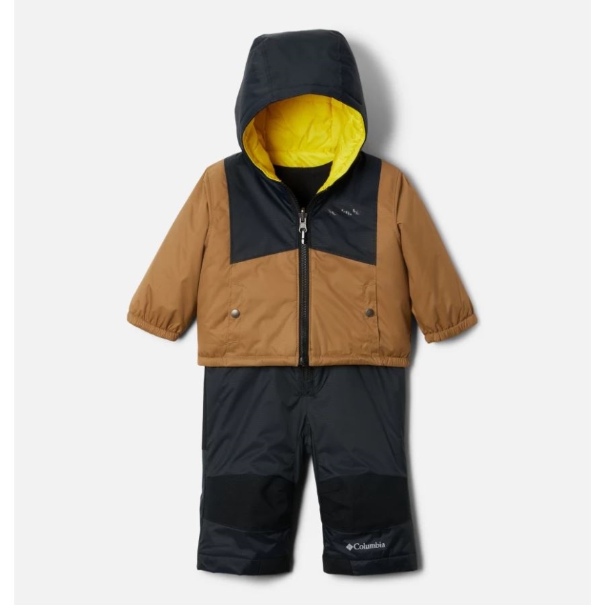 インファント ダブル フレーク スノー セット コロンビア デルタ/ブラック