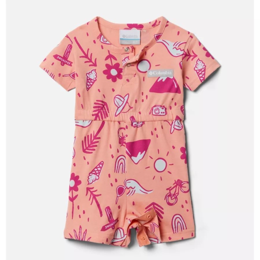 幼児 リトルシュル プレイスーツ コーラルリーフ バケーションバイブ コロンビアブランド