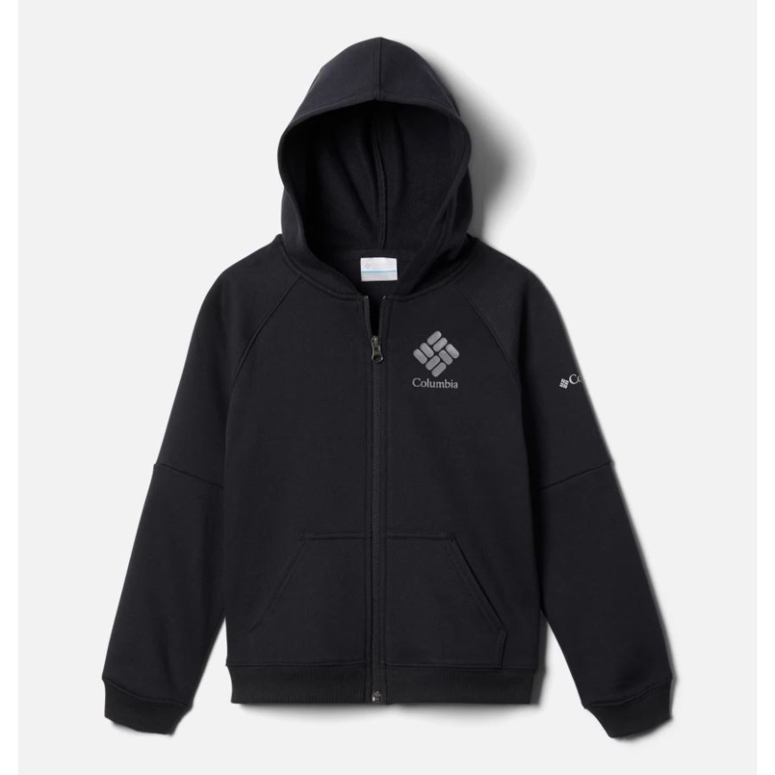 キッズ コロンビア トレック フルジップ パーカー コロンビア ブラック