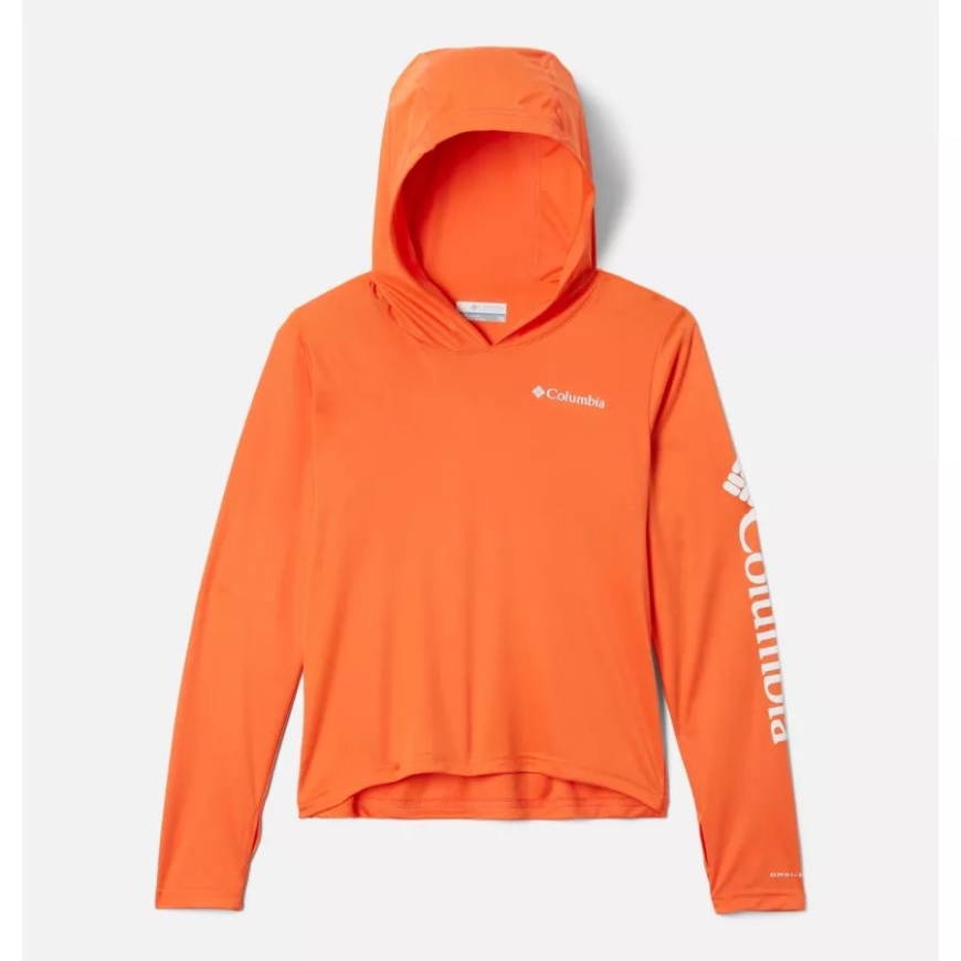 キッズ フォーク ストリーム パーカー コロンビア サンセット オレンジ