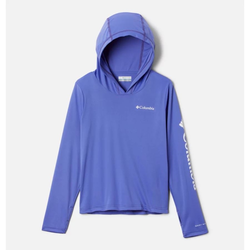 キッズ フォーク ストリーム パーカー パープル ロータス コロンビア