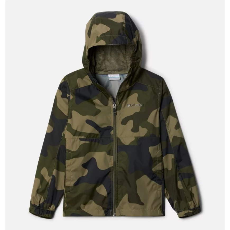キッズ グレンネーカー スプリング ジャケット コロンビア ストーン グリーン モッズ カモ
