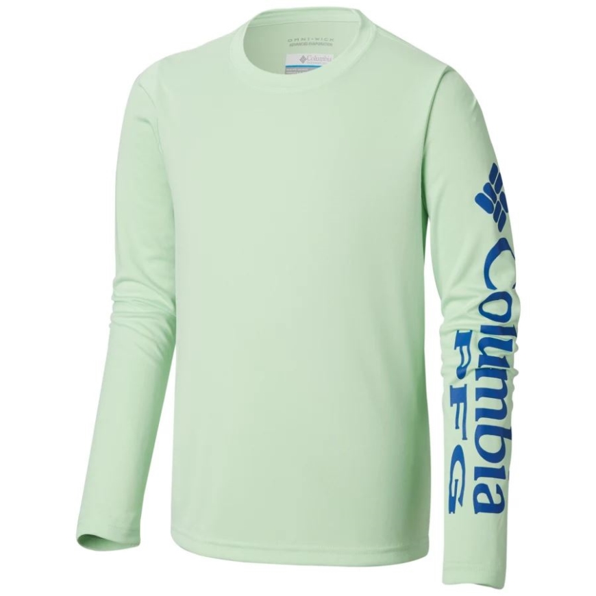 キッズ PFG ターミナルタックル ロングスリーブ Tシャツ キーウェスト/ビビッドブルー コロンビア