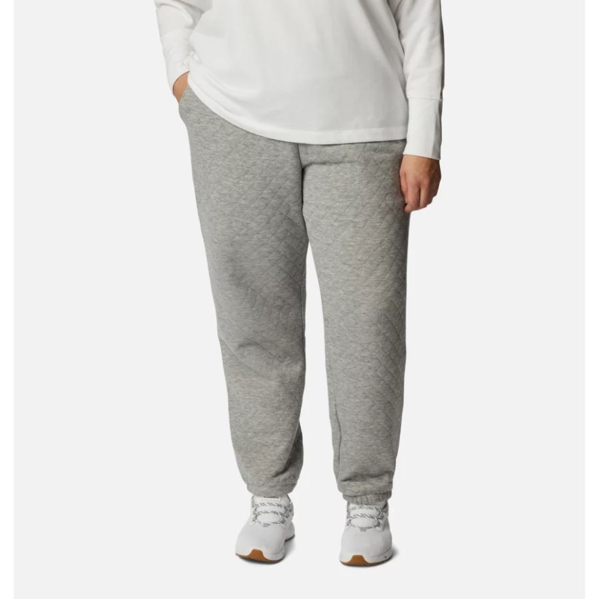 ライト グレー ヘザー レディース コロンビア ロッジ キルティング ジョガー プラスサイズ コロンビア