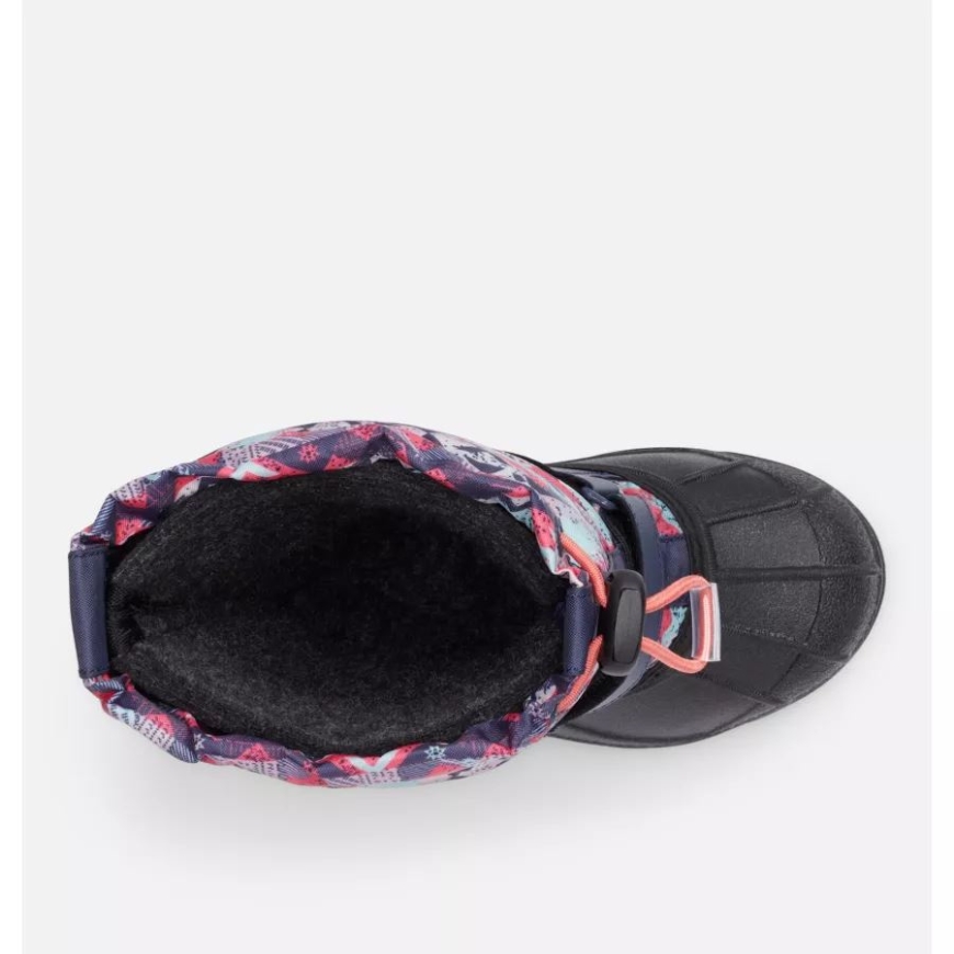 リトル キッズ パウダーバグ フォーティ プリント ブーツ ノクターナル/ブラッシュ ピンク コロンビア