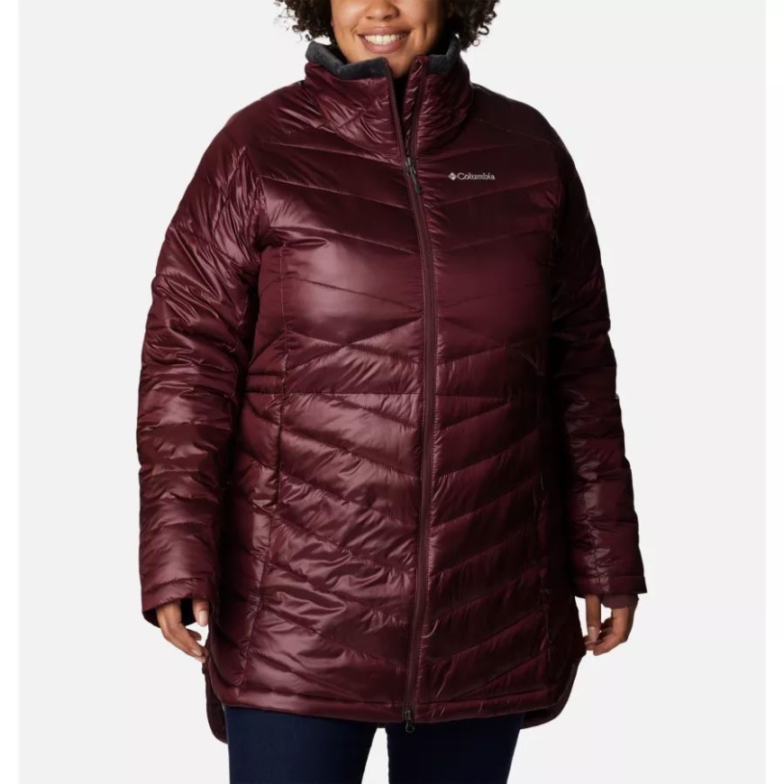 マルベック コロンビア レディース ジョイピーク ミッド オムニヒート インフィニティ ジャケット プラスサイズ