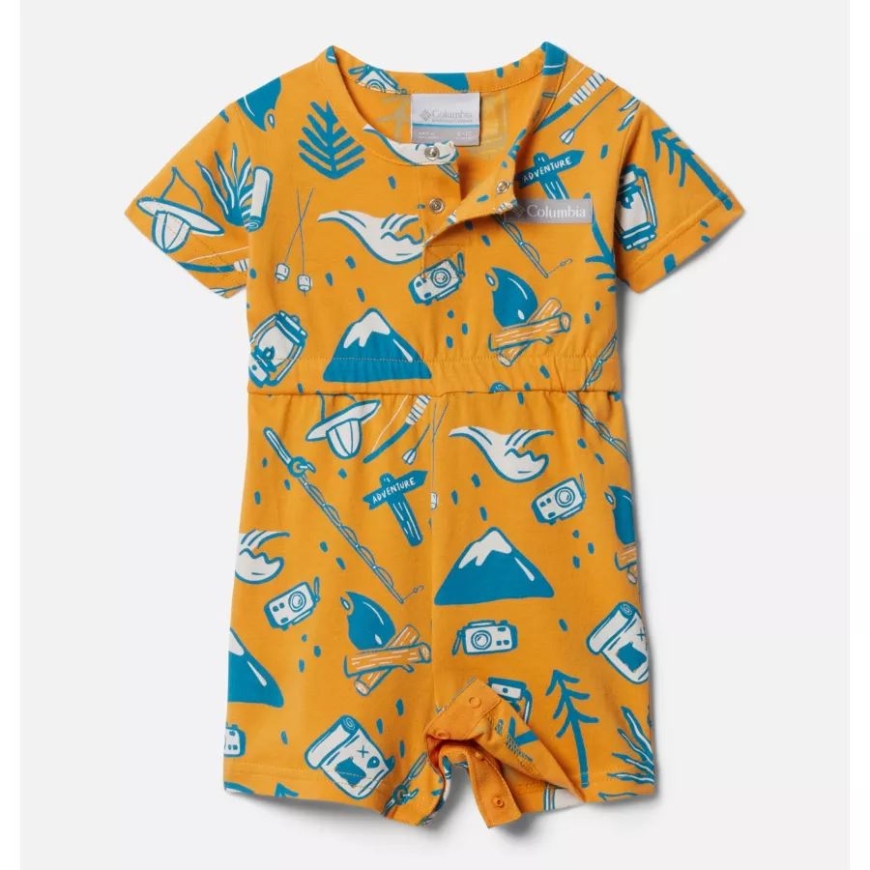 マンゴー アドベンチャー バイブス コロンビア 幼児 リトルシュル プレイスーツ