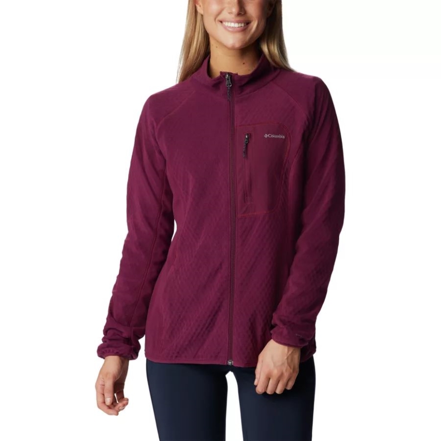 Marionberry/aura Columbia ウィメンズ W アウトドア トラック テクニカル フリース ジャケット