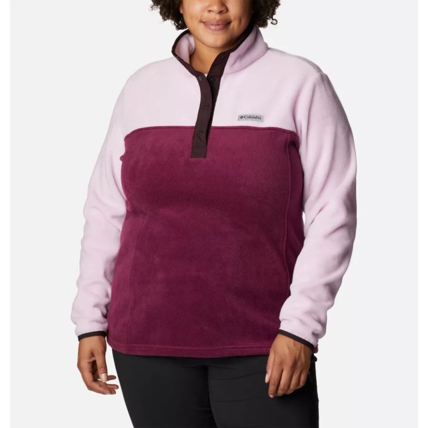 Marionberry/aura レディース ベントン スプリング 1/2 スナップ プルオーバー プラスサイズ コロンビア