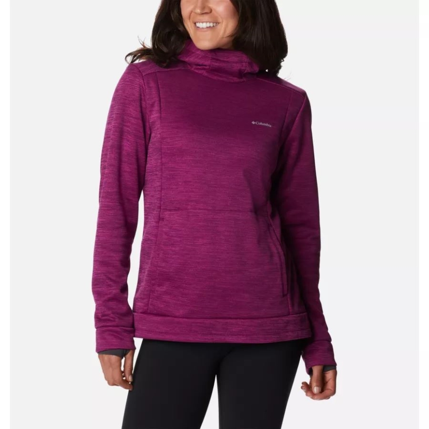 マリオンベリー ヘザー レディース クラウディア リッジ フリース パーカー コロンビア