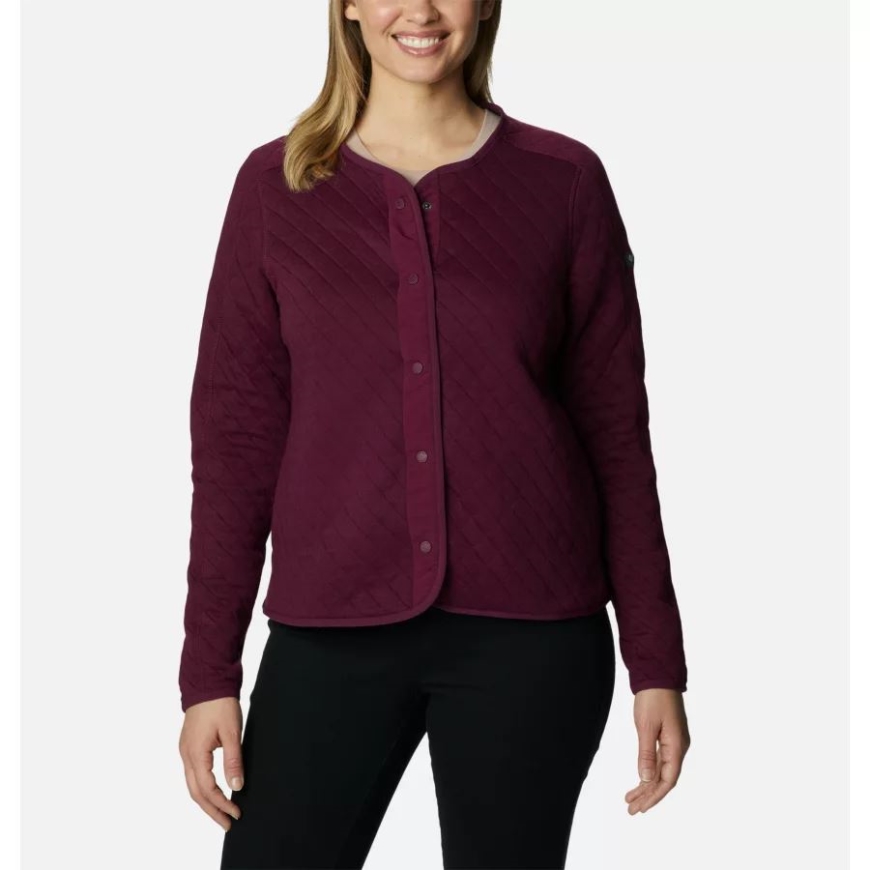 Marionberry レディース コロンビア ブランド ロッジ キルティング カーディガン コロンビア ブランド