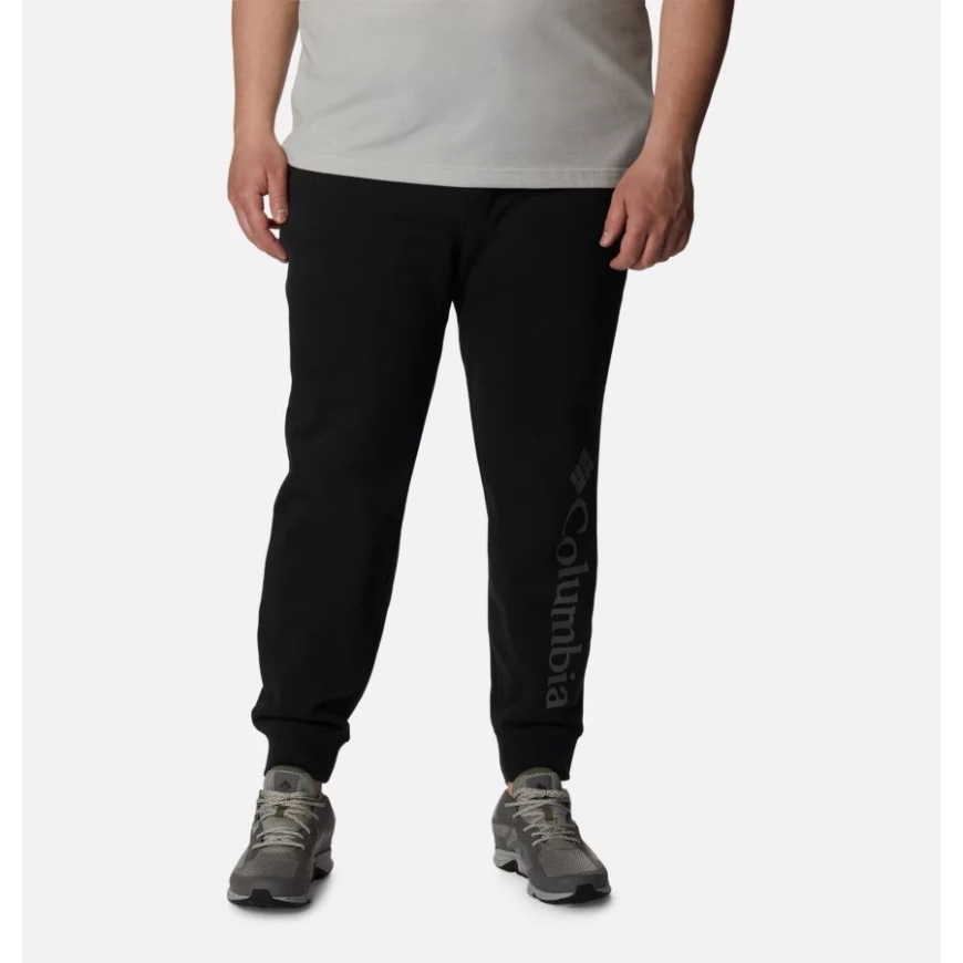 メンズ Csc ロゴ Ii フリース ジョガー 拡張サイズ ブラック/シティ グレー コロンビア