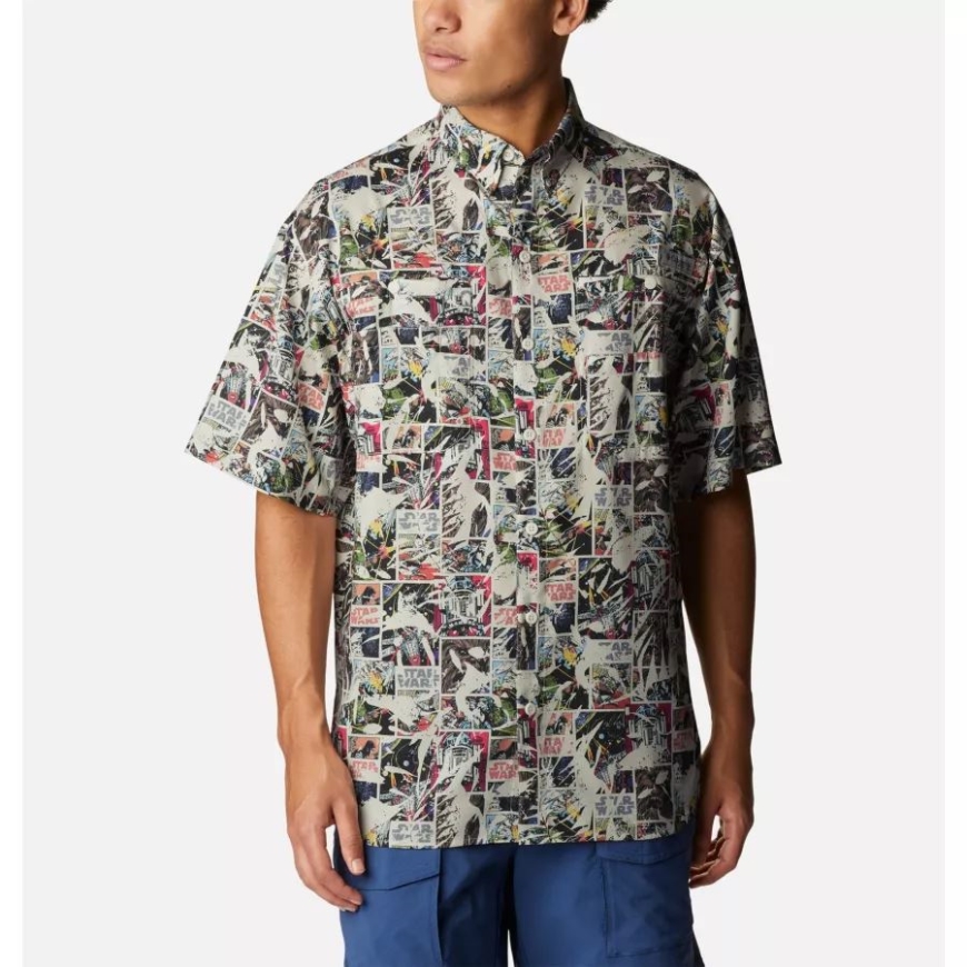 メンズ カンティーナⅡ スーパータミアミ 半袖シャツ シーソルト コロンビア