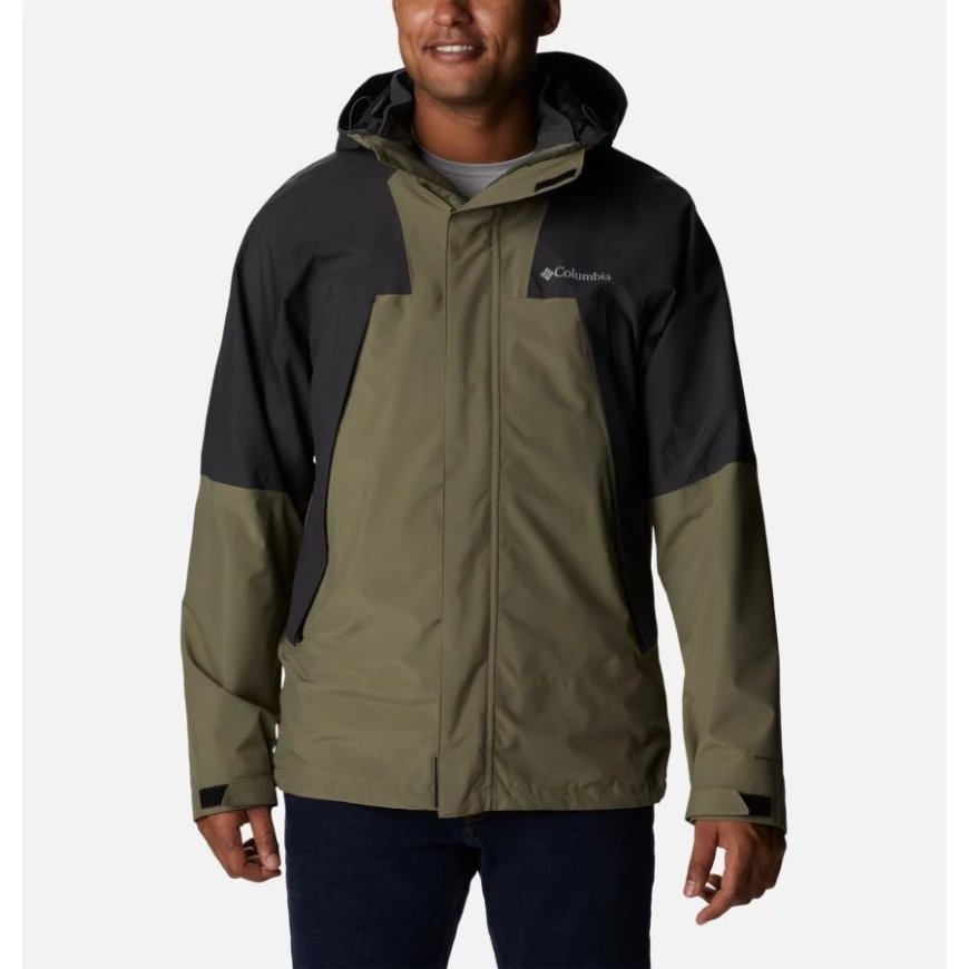 メンズ キャニオン メドウズ 3-in-1 インターチェンジ ジャケット ストーン グリーン/シャーク コロンビア