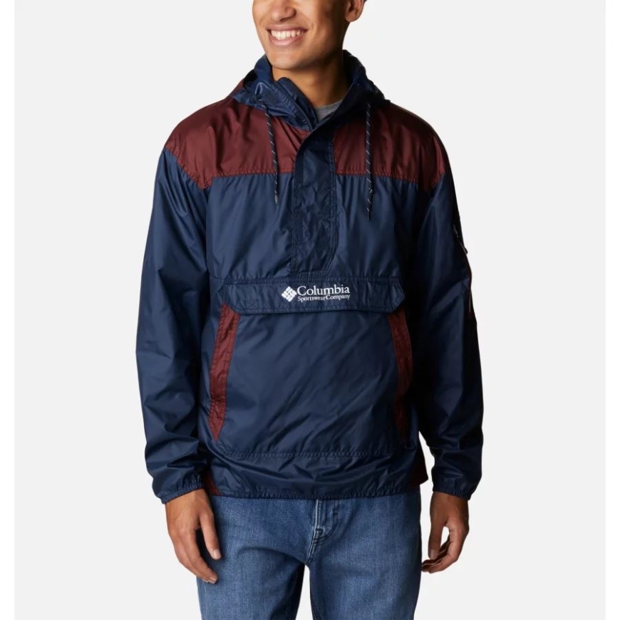 メンズ チャレンジャー ウインドブレーカー カレッジエイト ネイビー/エルダーベリー コロンビア