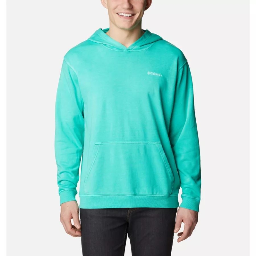 メンズ コロンビア ロッジ フレンチ テリー​​ ノベルティ パーカー エレクトリック ターコイズ コロンビア
