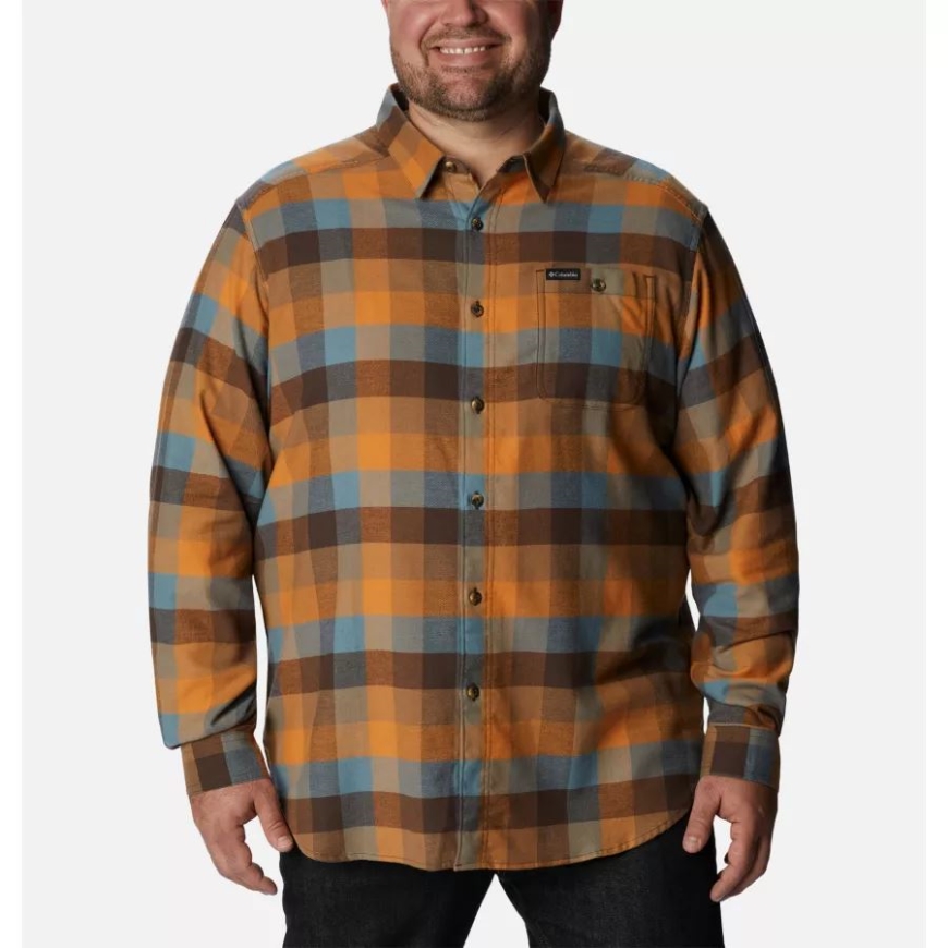 メンズ コーネルウッズ フランネル 長袖シャツ ビッグデルタ バッファローチェック コロンビア