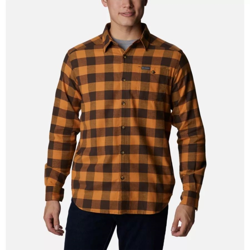 メンズ コーネルウッズ フランネル 長袖シャツ コードバン バッファローチェック コロンビア