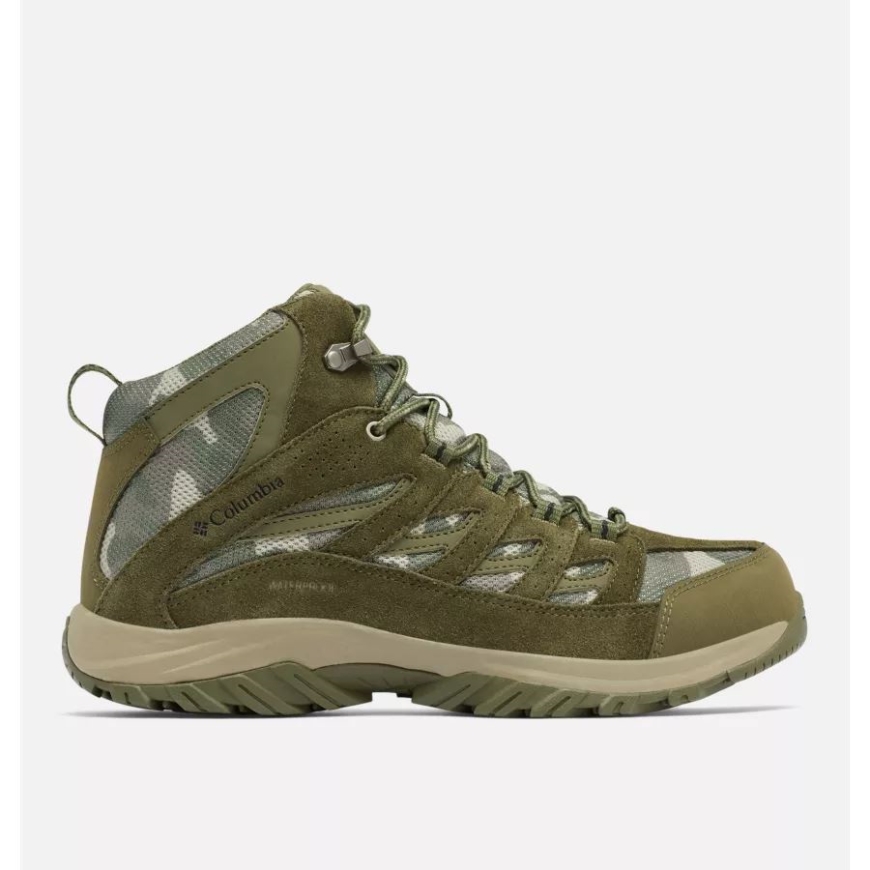 メンズ クレストウッド ミッド ウォータープルーフ ハイキング ブーツ ノリ/ブラック コロンビア