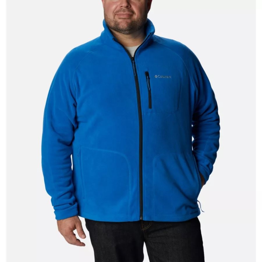 メンズ ファスト トレック II フルジップ フリース ビッグ ブライト インディゴ コロンビア