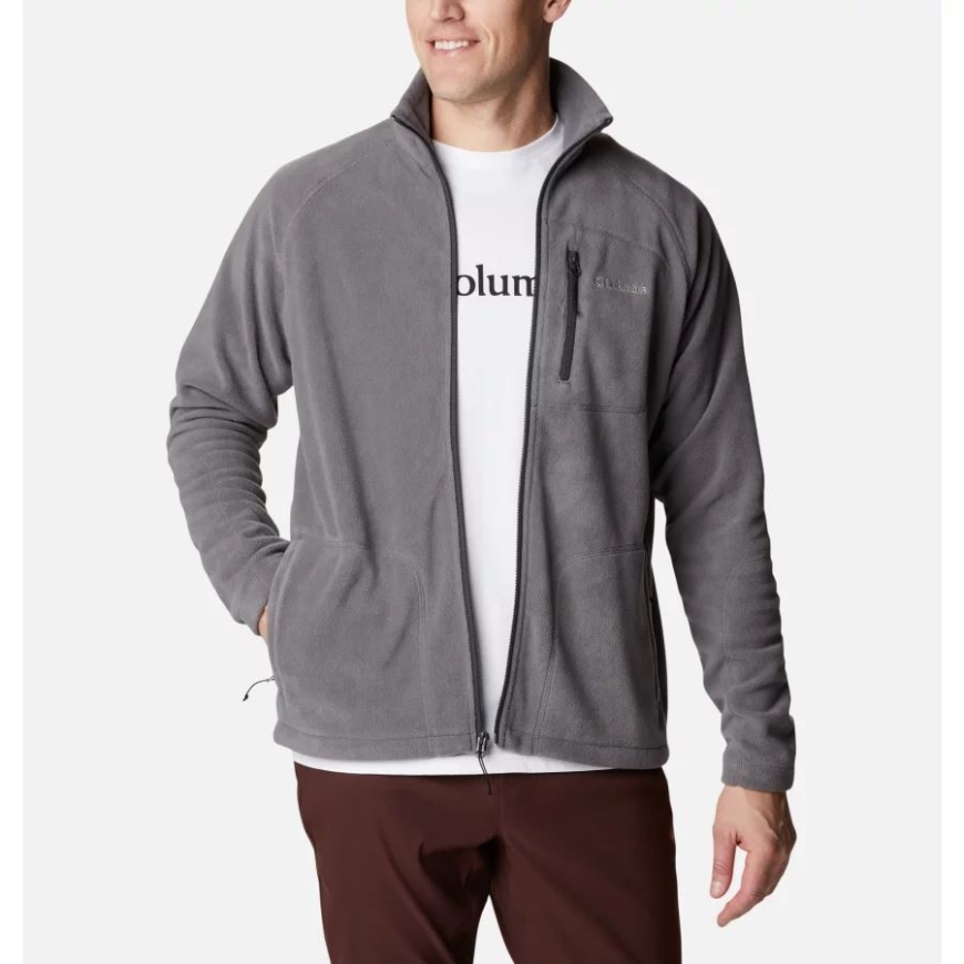 メンズ ファスト トレック II フルジップ フリース コロンビア シティ グレー