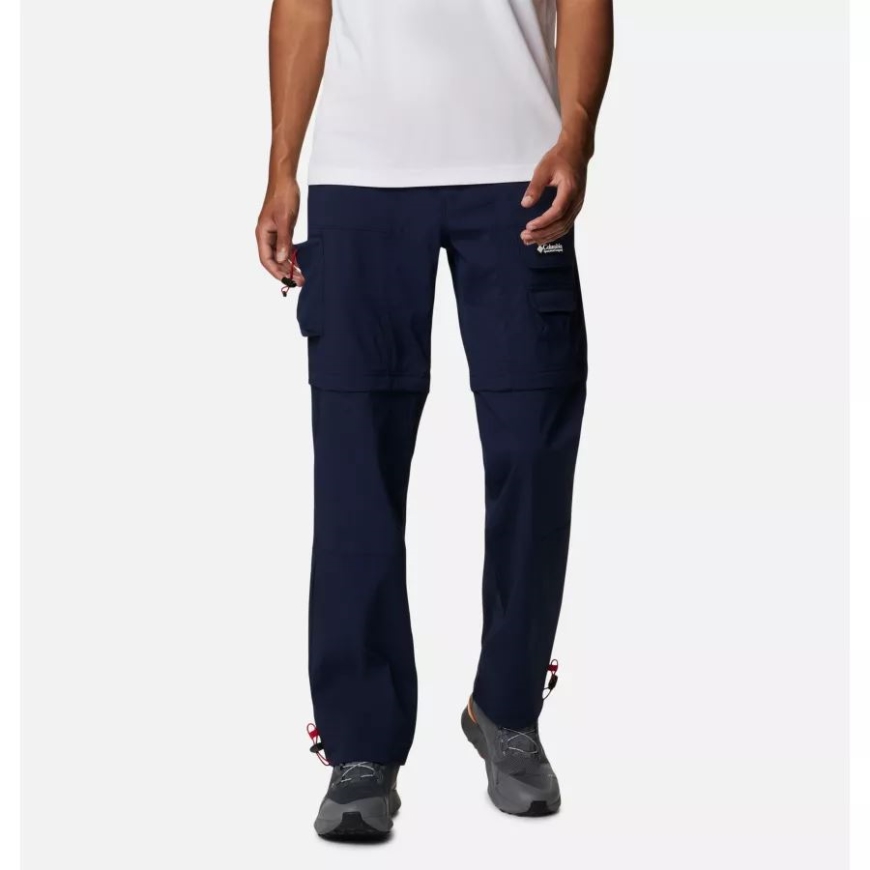 メンズ フィールド クリーク コンバーチブル カーゴ パンツ コロンビア カレッジネイビー