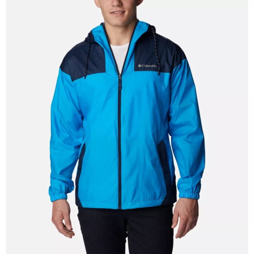 メンズ フラッシュ チャレンジャー ウインドブレーカー ジャケット コンパス ブルー/カレッジネイビー コロンビア