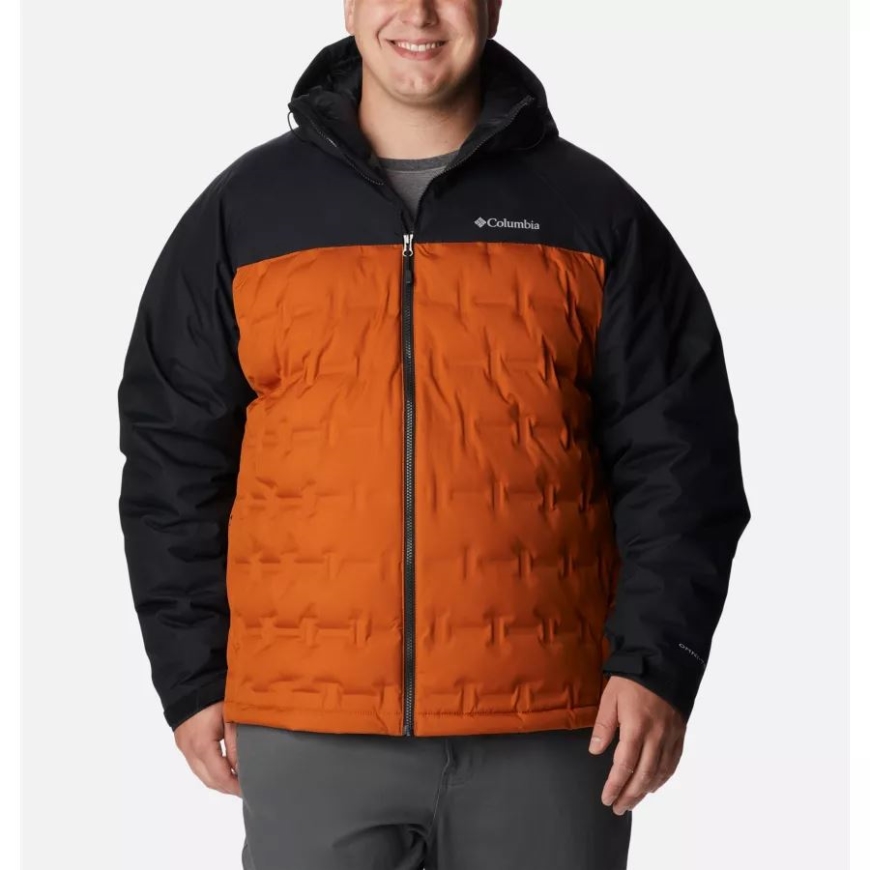 メンズ グランド トレック II ダウン フード付きジャケット ビッグ ウォーム コッパー/ブラック コロンビア