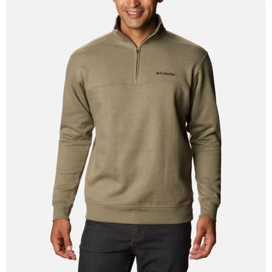 メンズハートマウンテンIIハーフジップスウェットシャツコロンビアアクアトーンヘザー