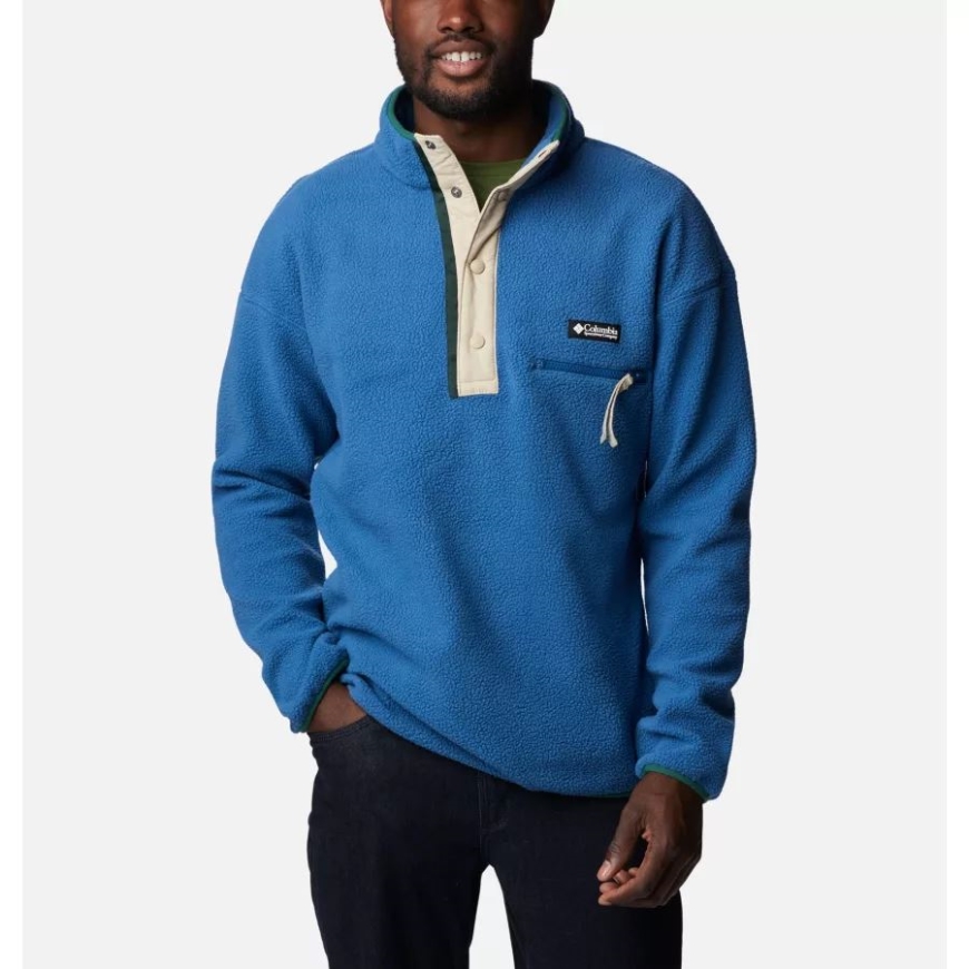 メンズ ヘルベティア ストリートウェア フリース インパルス ブルー コロンビア