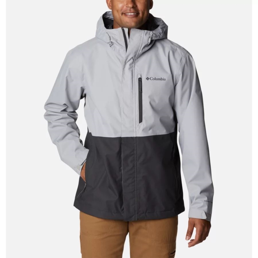 メンズ ハイクバウンド ウォータープルーフ シェル ウォーキング ジャケット コロンビア グレー/シャーク コロンビア