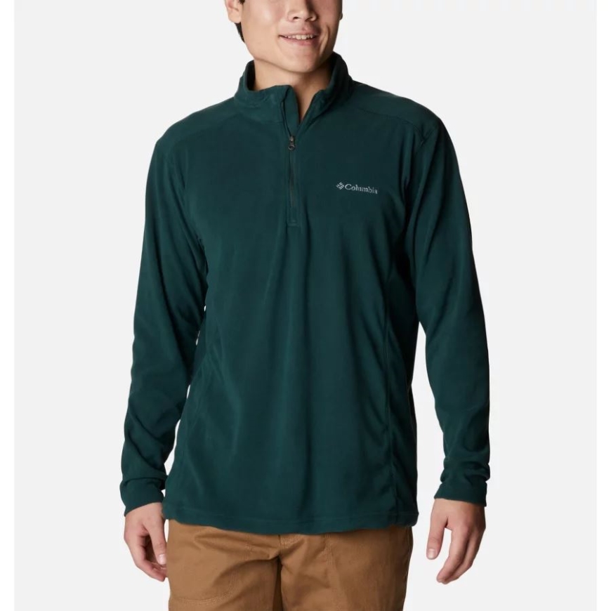メンズ クラマス レンジ II ハーフジップ フリース プルオーバー コロンビア スプルース