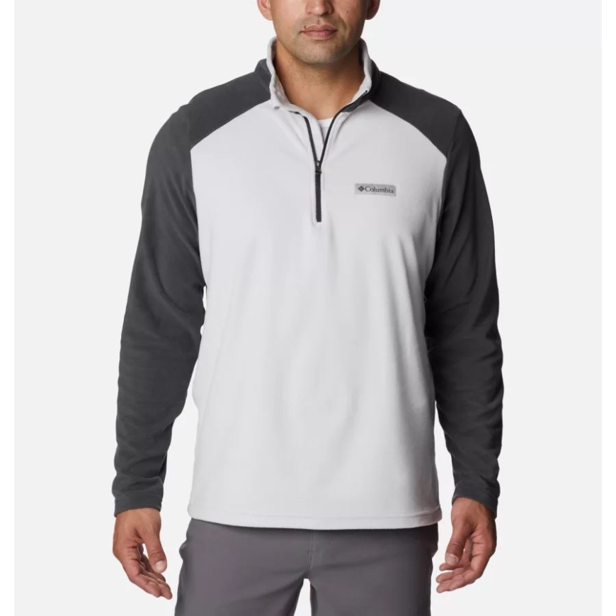 メンズ レイク アロハ ハーフジップ フリース ニンバス グレー/シャーク コロンビア