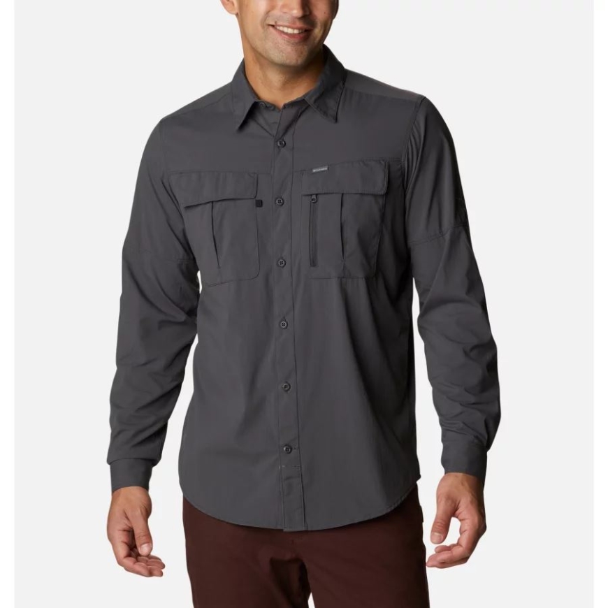 メンズ ニュートン リッジ II 長袖シャツ コロンビア シャーク