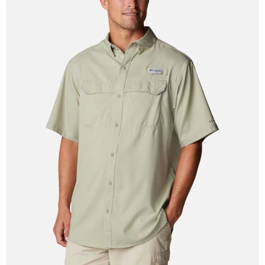 メンズ PFG ロー ドラッグ オフショア ショート スリーブ シャツ トール コロンビア サファリ