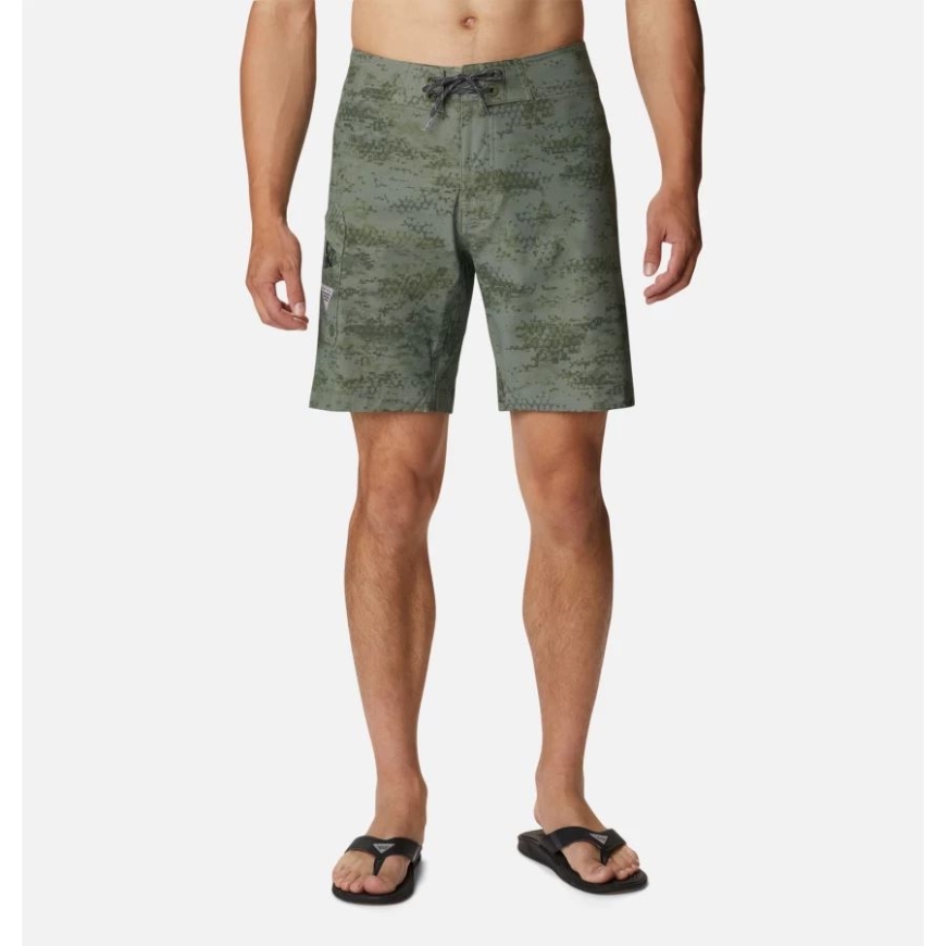 メンズ Pfg オフショア Ii ボードショーツ コロンビア サイプレス Pfg 迷彩