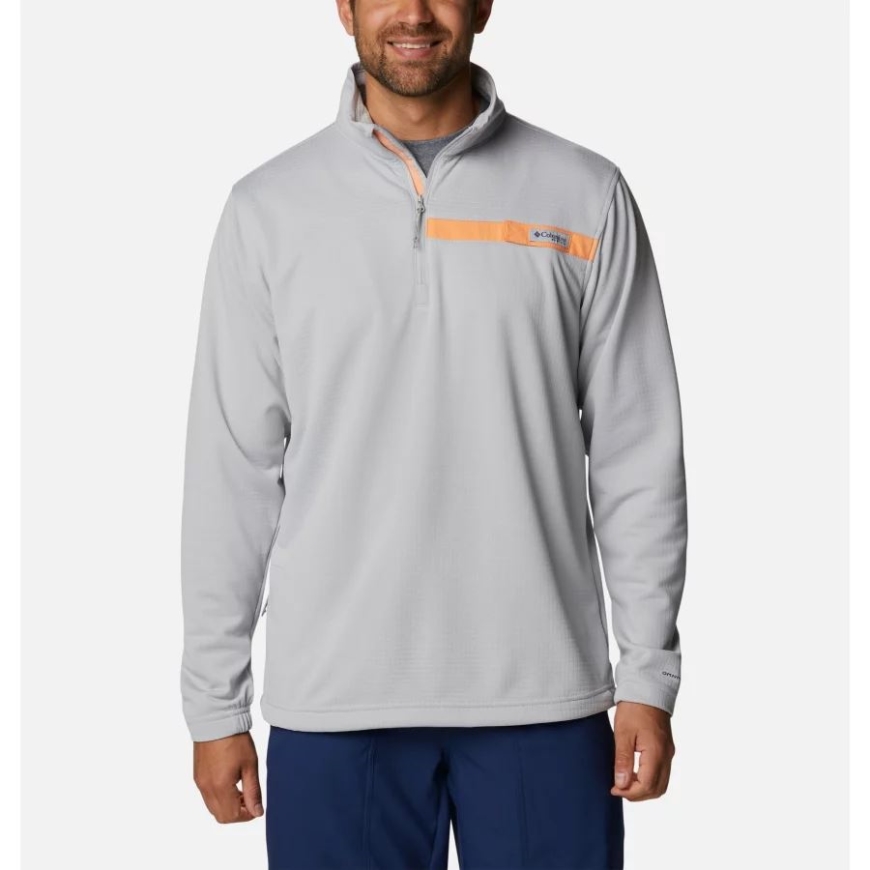 メンズ Pfg スキフ ガイド フリース クール グレー/ブライト ネクター コロンビア