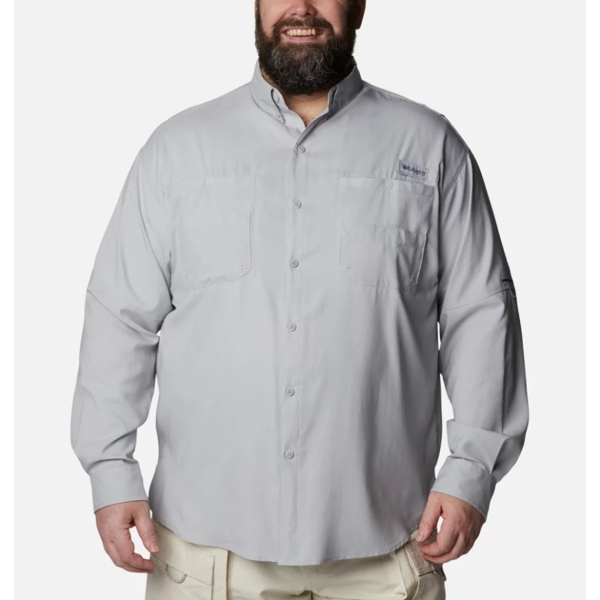 メンズ Pfg タミアミ Ii ロング スリーブ シャツ ビッグ クール グレー コロンビア