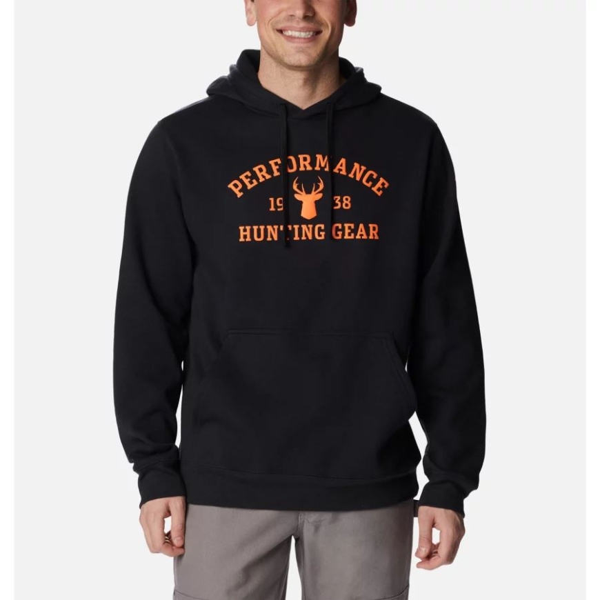 メンズ Phg ユニバーシティ パーカー ブラック/ブレイズ バック コロンビア