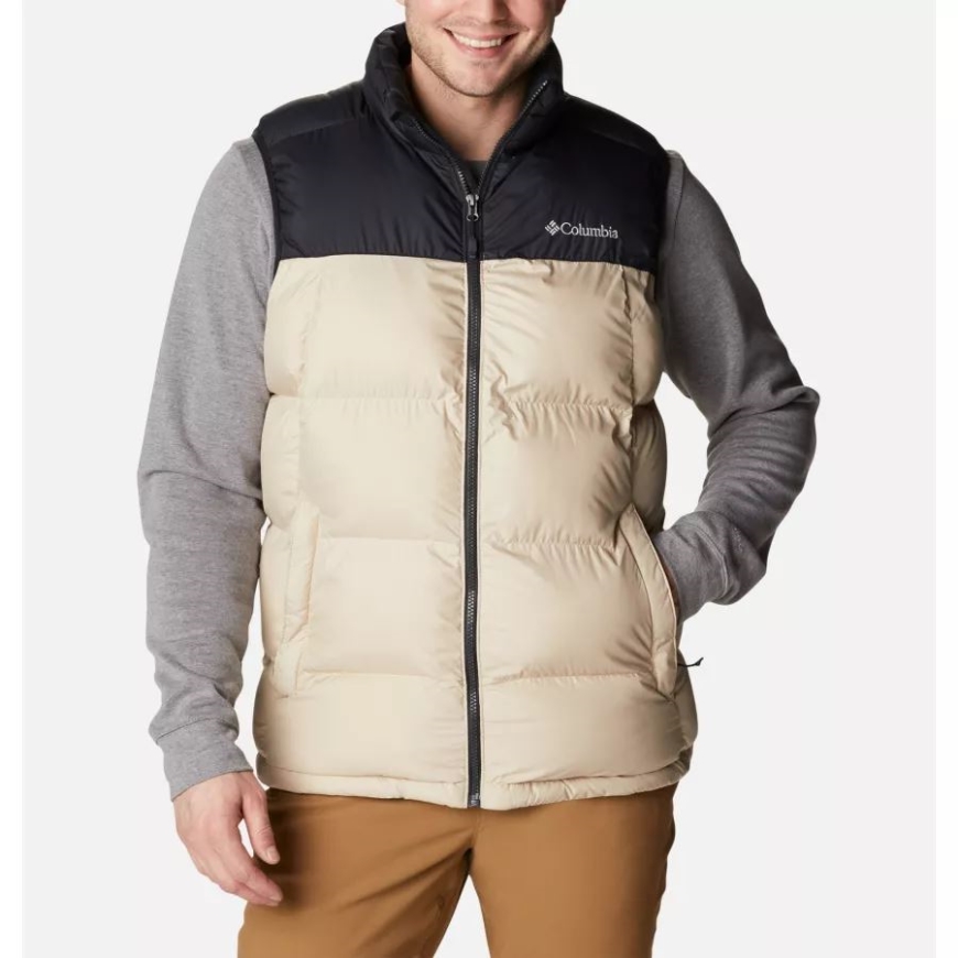 メンズ パイク レイク ベスト エンシェント フォッシル/ブラック コロンビア