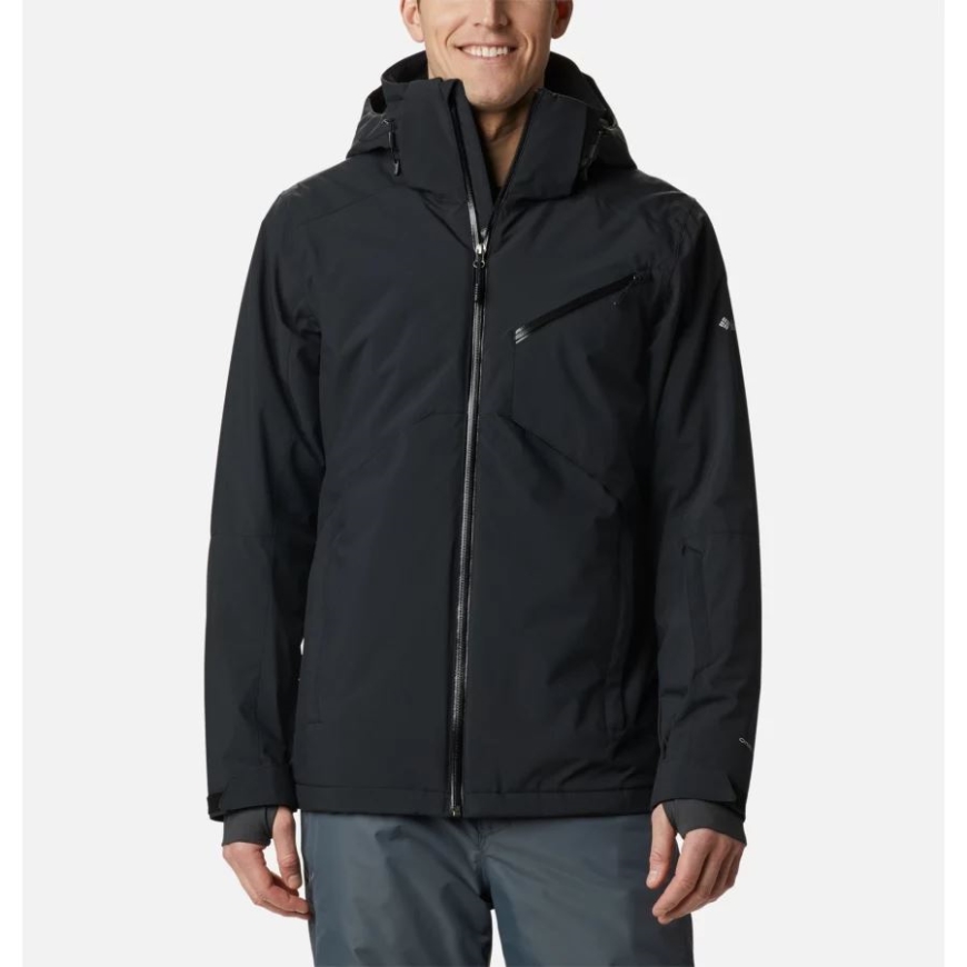 メンズ パウダー 8s インサレーテッド スキー ジャケット ブラック コロンビア