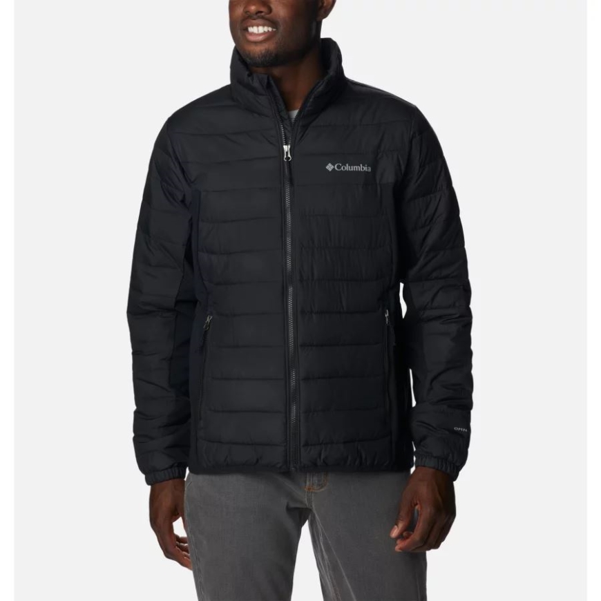 メンズ パウダー ライト ハイブリッド ジャケット ブラック コロンビア