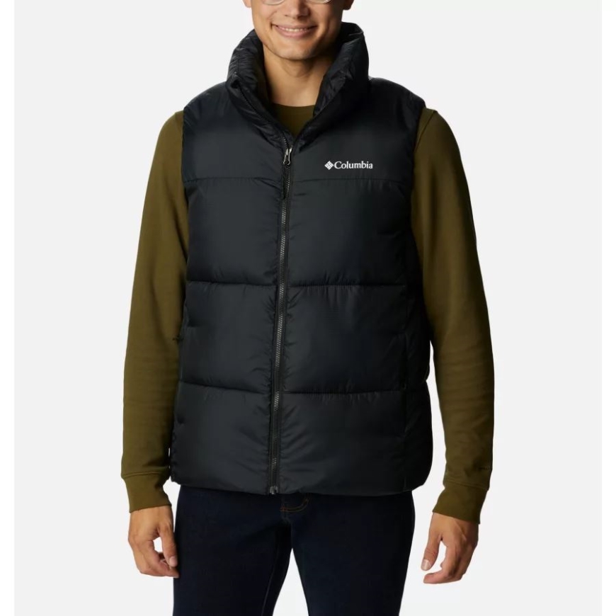 メンズ パフェクト II パファー ベスト コロンビア ブラック