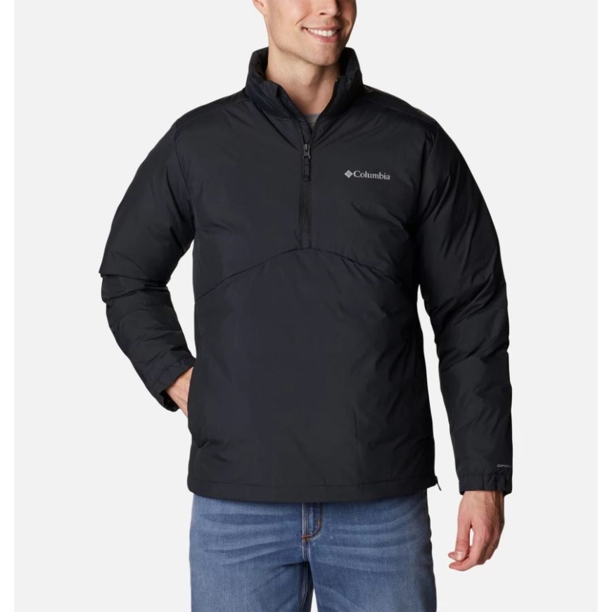 メンズ リノ リッジ プルオーバー ジャケット ブラック コロンビア