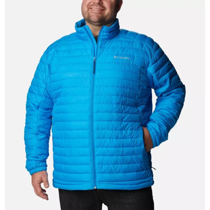 メンズ シルバー フォールズ ジャケット ビッグ コンパス ブルー コロンビア