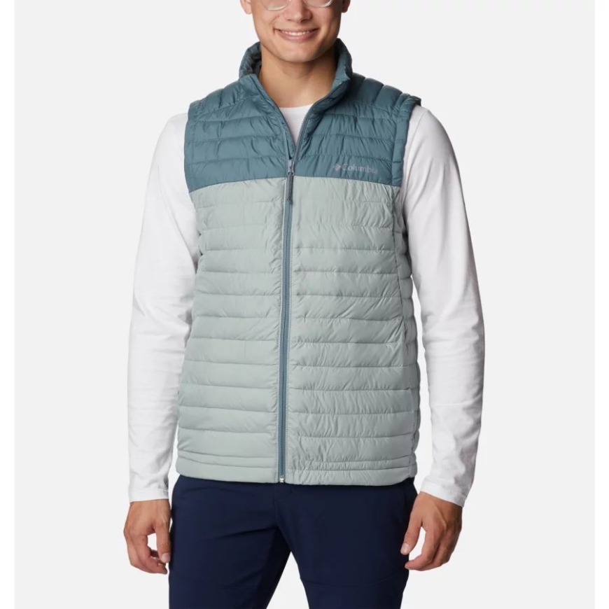 メンズ シルバー フォールズ ベスト トール ナイアガラ/メタル コロンビア